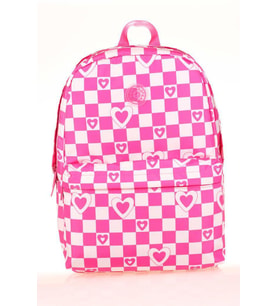 Kaukko Nature Sırt Çantası Pink Heart K1714 (Pembe)