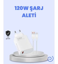 120 Watt Turbo Şarj Cihazı Redmi Note 10 11 12 Uyumlu