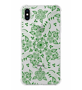Apple iPhone XS Max Uyumlu Köşe Korumalı Antişok Kapak Nostalji Desen Tasarımlı Şeffaf  Kılıf