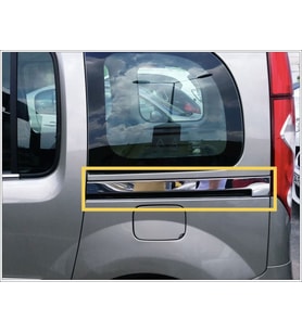Mercedes Citan Krom Sürgü Kapı Çıtası Nikelajı 2013 üzeri 2 Parça Paslanmaz Çelik (Gümüş)