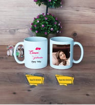 Öğretmene Hediye Kupa Bardak Beyaz Fotoğraflı Öğretmenler Günü Hediyesi
