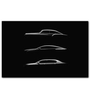 Cakatabloo Bentley Evrimi Karanlık Mod MDF Tablo
