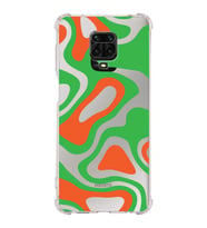 Xiaomi Redmi Note 9S Köşe Korumalı Antişok Kapak Renkli Desen Tasarımlı Şeffaf Silikon Kılıf