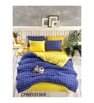 Home %100 Pamuklu Çift Taraflı Çift Kişilik Nevresim Takımı (Çok Renkli)