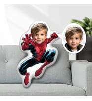 Kişiye Özel Örümcek Adam Spiderman Şekilli Maskot Yastık 3