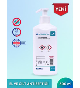 ACTOHAND® IPA 500 ml  El ve Cilt Antiseptiği - İzopropil Alkol 75 % (v/v)