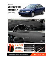 VOLKSWAGEN PASSAT B5.5 (2000-2005) Uyumlu Torpido Örtüsü Torpido Kılıfı - Siyah