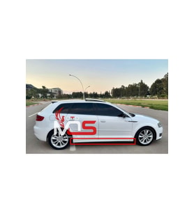 AUDİ A3 R MARŞPİYEL SAĞ SOL TAKIM FİBERGLASS BOYASIZ