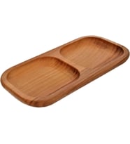 Dikdörtgen çerezlik2 gözlü 25cm