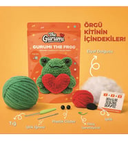 The Gurumi Kurbağa Örgü Öğrenme Kiti (TG004)