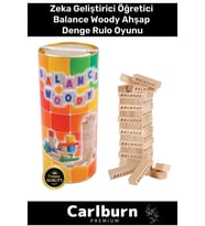 Premium Eğitici Zeka Geliştirici Öğretici Eğlence Aile Parti Balance Woody Ahşap Denge Rulo Oyunu