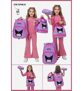 KUROMİ TERMAL BESLENME ÇANTALI ÜÇLÜ İLKOKUL SETİ