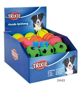 Trixie Köpek Yüzen Natürel Kauçuk Fosforlu Top 6cm