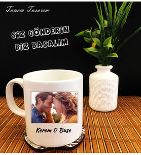 Siz Gönderin Biz Basalım - Özel Tasarım Porselen Kupa