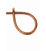 Hematit Doğal Taş Parlak Kahverengi Rondela Kesim 6x1mm Dizi [AA]