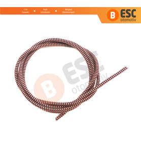 Renault Vauxhall Jeep Nissan Iveco DAF Volvo İçin 2 Metre Cam Kriko Tamir Spiral Halatı Çap 6.7 mm