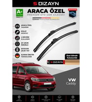 Drs Tuning Caddy 3 Ön Cam Silecek Seti 2015-2020 Premium Araca Özel 60-45 Cm A+ Kalite