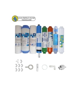 Purefer Açık kasa çift sedimentli Sertifikalı 8li Pallas mebran  mineral+alkalili+detox
