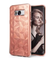 Ringke Air Prism 3D Elmas Yansıması Galaxy S8 ile Uyumlu Kılıf Rose Gold