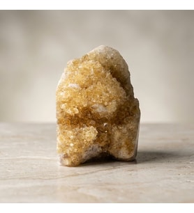 Sitrin Doğal Taş Ham Parça – 484 gr  5 × 8 cm