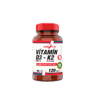 Nevfix Vitamin D3-K2 120 Tablet (Renksiz)