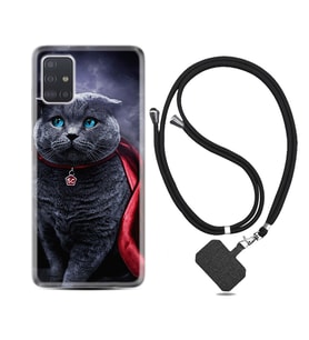 Samsung a71 A72 A73 A7 A9 2018 C7 C9 Kılıf Boyun Askılı Silikon Super Cat 1666