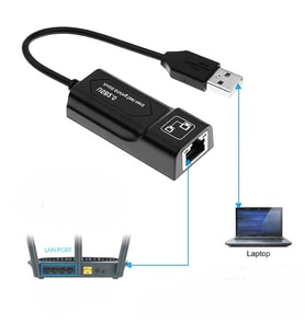 Evrensel USB 3.0 Ethernet Adaptörü - Stabil ve Hızlı İnternet Aparatı