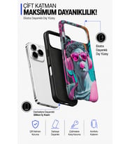 İPhone 17 Pro Max Vibes Collection Collection Çift Katmanlı Essential Tough Telefon Kılıfı