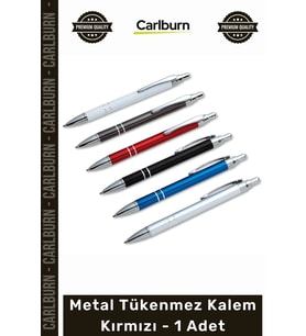 Özel Üretim Kurumsal Promosyon Lüks Ofis Hediyelik Tasarım Baskılı Metal Tükenmez Kalem Kırmızı