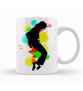 Michael  Jackson Tributes Kupa Bardak Porselen