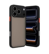Apple İphone 17 Pro Max Kılıf Montreal Silikon Kapak - Siyah