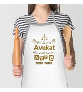 Kişiye Özel Avukat Anneye Hediye Mutfak Önlüğü
