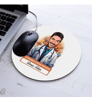 Kişiye Özel Hediye Karikatürlü En Yakışıklı Çocuk Doktoru Mousepad