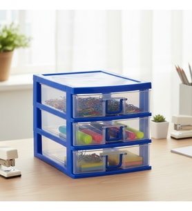 Mini 3 Çekmeceli Komidin Organizer