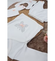 Sema Baby 5 Parça Hastane Çıkışı Zıbın Seti 0-3 Ay - Butterfly (Çok Renkli)