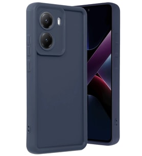 Poco X7 Pro Viera Silikon - Lacivert
