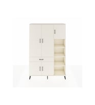 Arges Dolap 10 Raflı Tek Çekmeceli 5 Kapaklı 132x30x195 Aytaşı-Aytaşı/Aytaşı