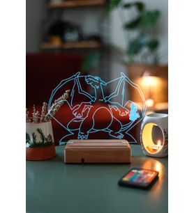 Pokemon - Charizard 16 Renk Anime Gece Lambası