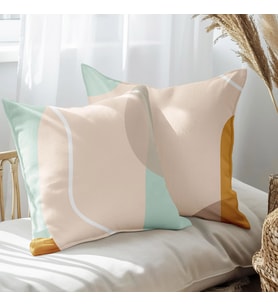 eJOYA Modern Tasarımlı 2'li Yastık İçi Ve Kırlent Kılıfı 45cm 113435