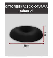 AUTOFRESH ORTOPEDİK OTO KOLTUK MİNDERİ OTURMA SİMİDİ ARAÇ SEYAHAT VİSCO MİNDER