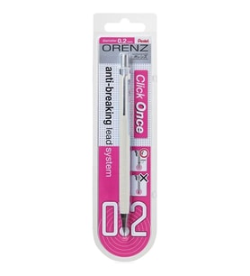 PENTEL ORENZ XPP502-WX 0.2mm UÇ KORUMALI TEKNİK ÇİZİM VERSATİL KALEM BEYAZ