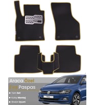 Volkswagen Polo (2017-2025) Uyumlu EVA Paspas Tam Set–Araca Özel,Su Geçirmez,Hızlı ve Kolay Montaj