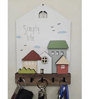 Simply Life Mini Evler Anahtar Askılığı Hol Antre Askılık