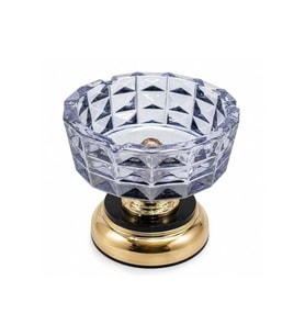 Kişiye Özel Metal Ayaklı Cam Küllük - 16x14cm
