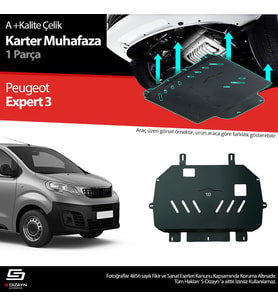 S-Dizayn Peugeot Expert Çelik Karter Muhafaza 2016 Üzeri A+ Kalite (Karışık)
