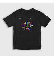 Presmono Unisex Çocuk Siyah Universe Depeche Mode T-Shirt 141307tt
