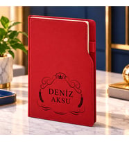 BK Gift Kişiye Özel İsimli 374 Termo Deri 2027 Ajanda-6, Günlük Ajanda 17x24 cm