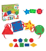 Şekillerle Aktivite Oyunu - Lego Setleri - Geometrik Oyunu - Şekilli Lego