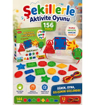 Şekillerle Aktivite Oyunu - Lego Setleri - Geometrik Oyunu - Şekilli Lego