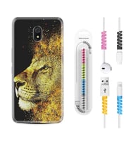 Xiaomi Redmi 8A 8 Pro 9C 9T 10C 11T Pro Kılıf Kablo Koruma Spiral Silikon Leon 1323